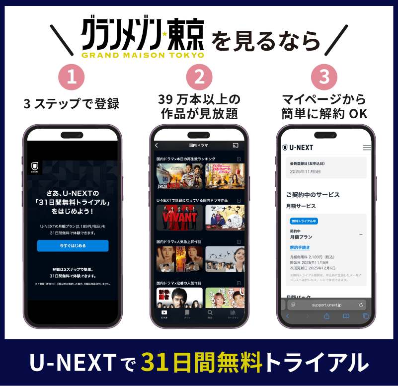 U-NEXT グランメゾン東京