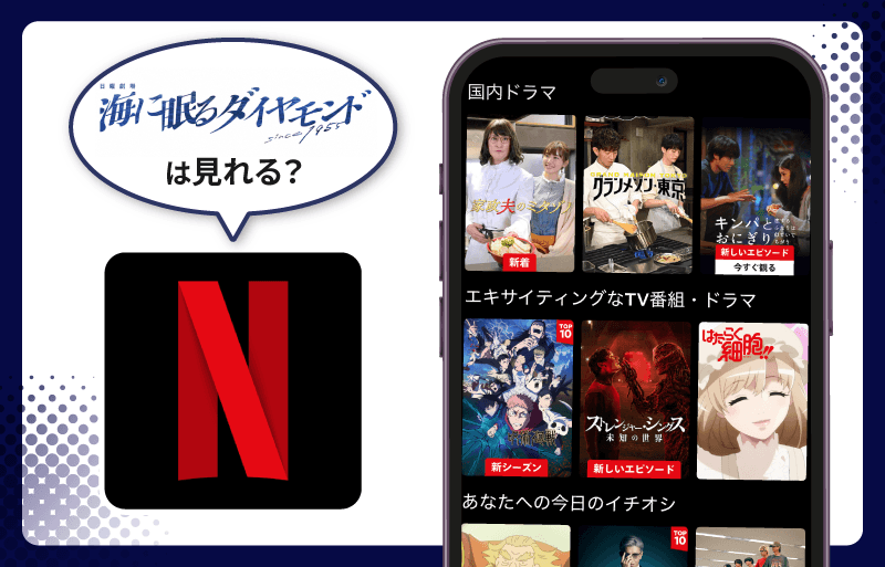 Netflix 海に眠るダイヤモンド