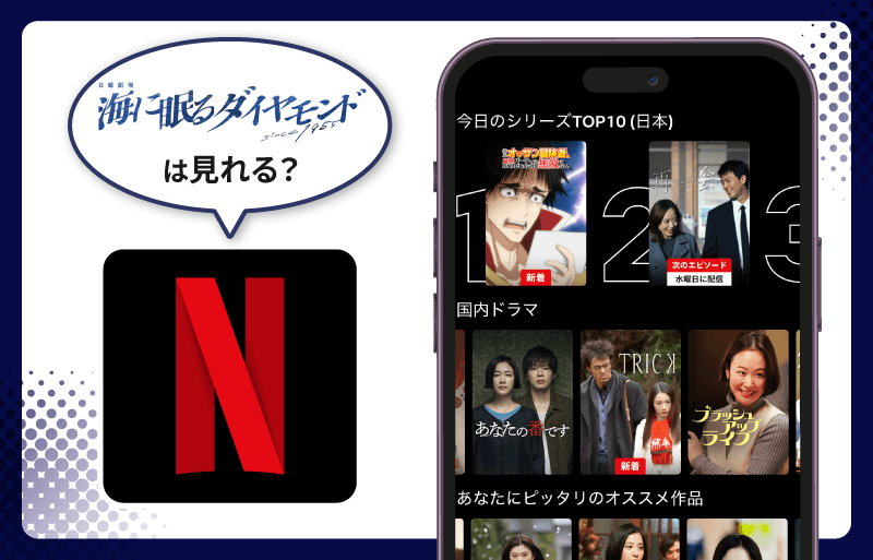 Netflix 海に眠るダイヤモンド