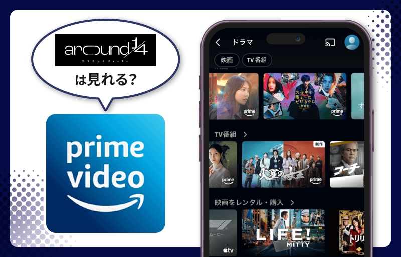 Amazonプライム　around1/4