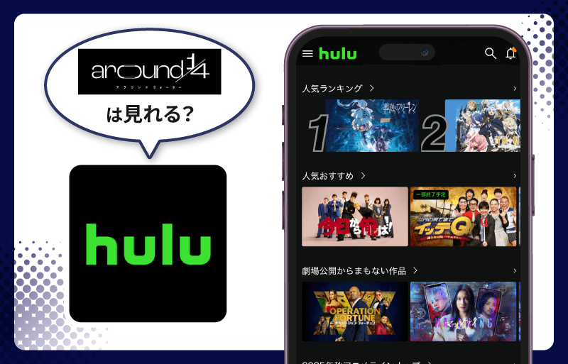 Hulu around1/4