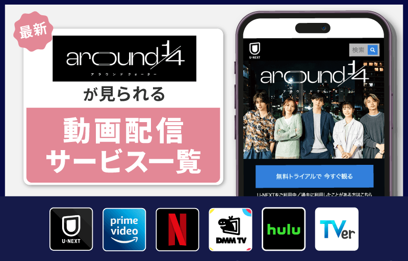 配信サービス一覧　around1/4