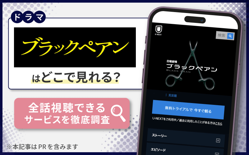 ブラックペアン　無料　どこで見れる？