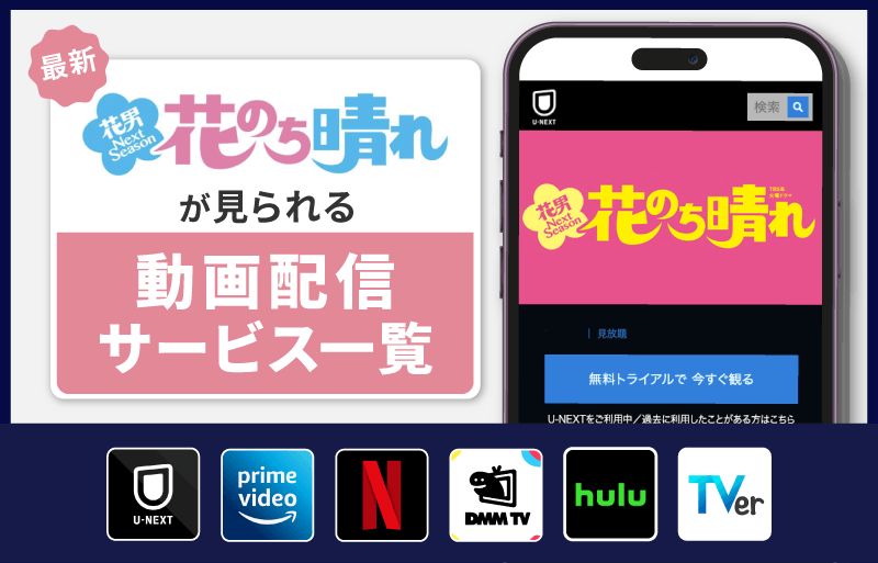 配信サービス一覧　花のち晴れ〜花男 Next Season〜