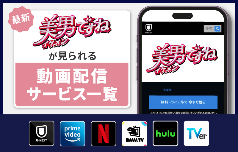 配信サービス一覧　美男ですね（日本版）