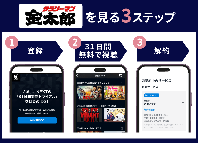 サラリーマン金太郎　視聴方法