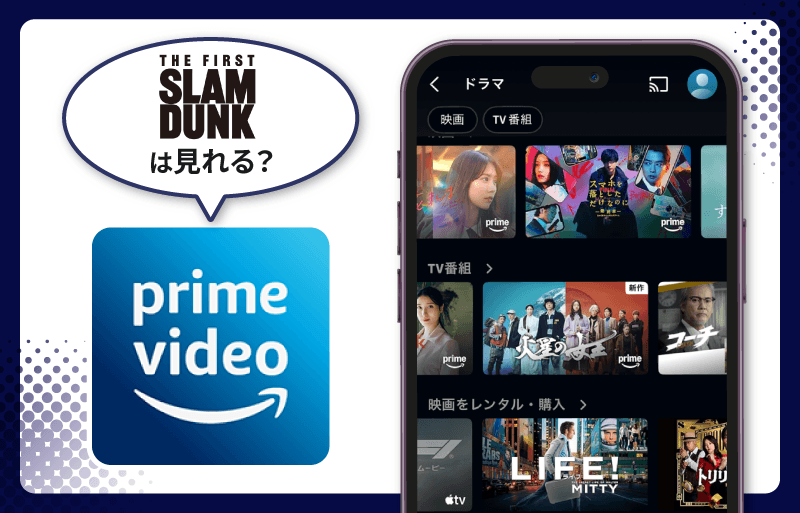 Amazonプライム　THE FIRST SLAM DUNK