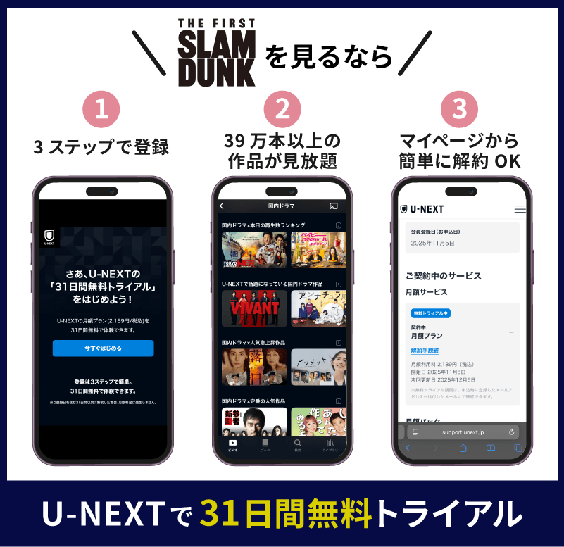 U-NEXT THE FIRST SLAM DUNK
