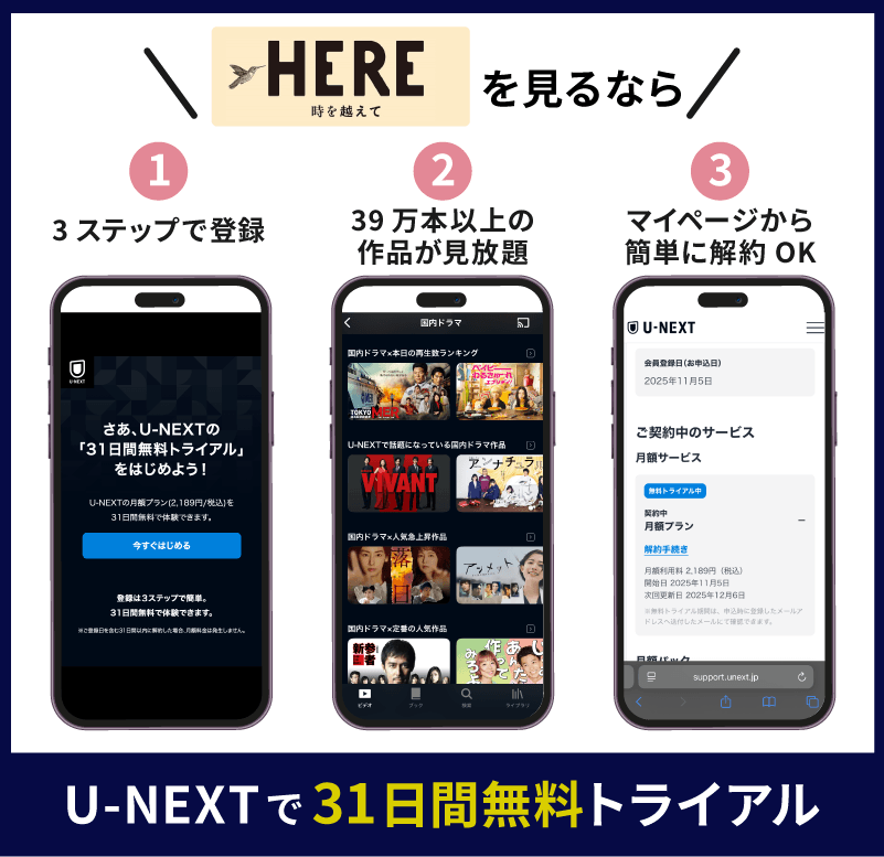 HERE 時を越えて　見るなら