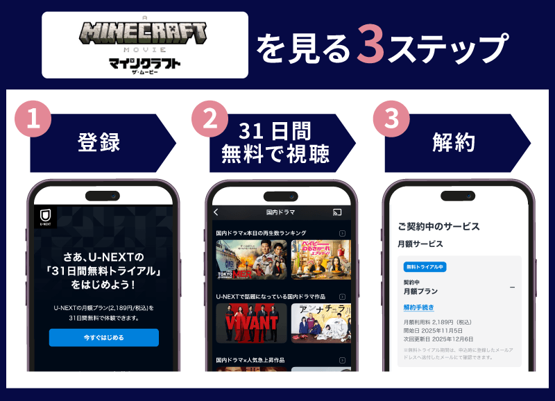 マインクラフト／ザ・ムービー　視聴方法