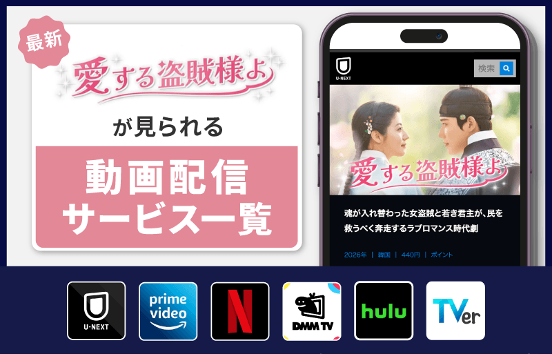 愛する盗賊様よ　配信サービス一覧